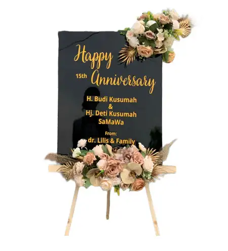 Papan Bunga Akrilik Teluk Terate