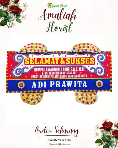 Papan Bunga Ucapan Selamat Teluk Terate